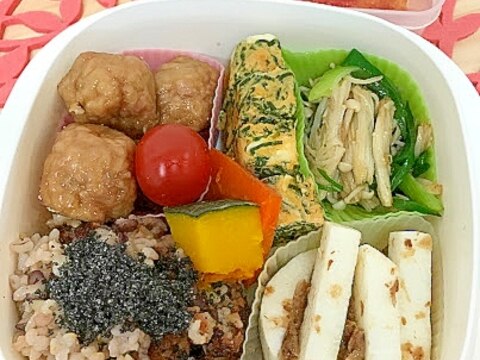 旦那サマ健康弁当☆皮なしシュウマイ弁当